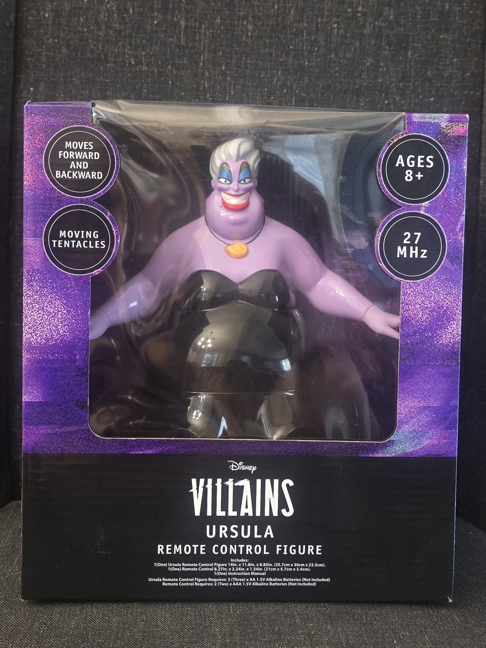 Disney Villains Ursula Remote Control Figure - Purple